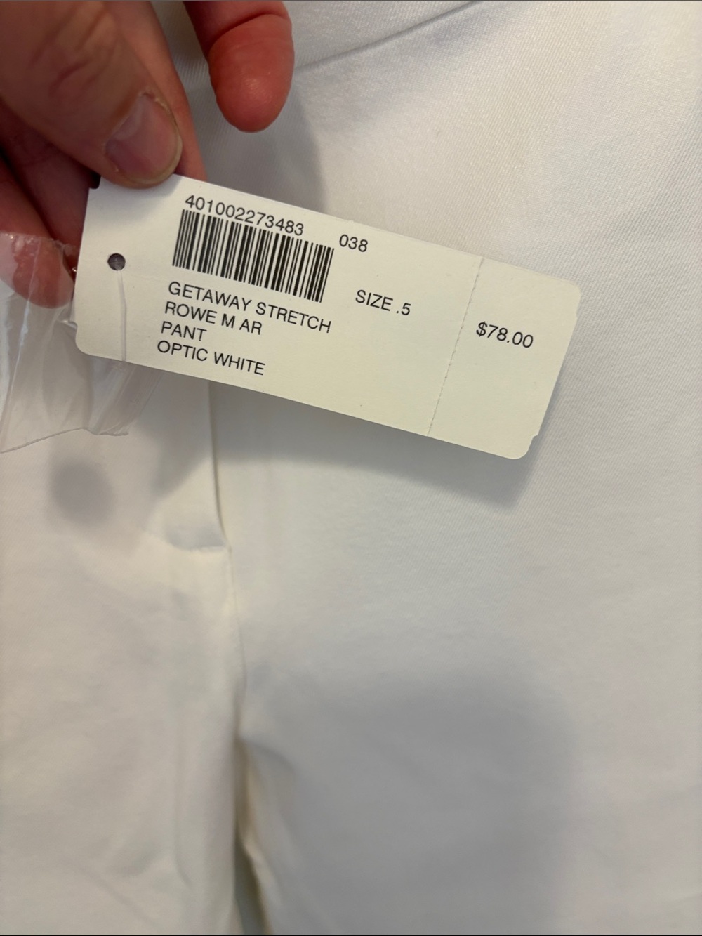 Chico's‎ White Straight-Leg Pants 0.5 - Picture 7 of 14